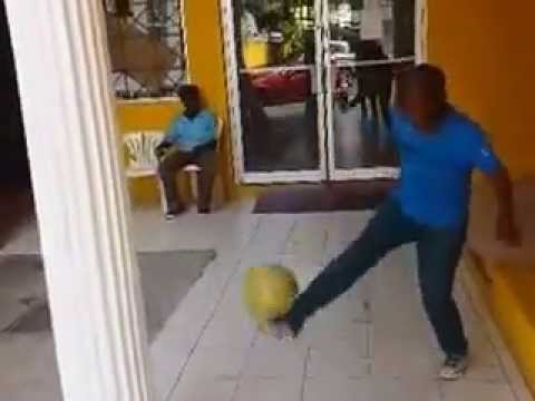 11 years old Nevaun Rivaldo Lindo showing off his football skills part 2