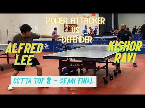 Kishor RAVI [1933] vs Alfred LEE - Semi Final - CCTTA Top 8 OPEN - 4th June 2023