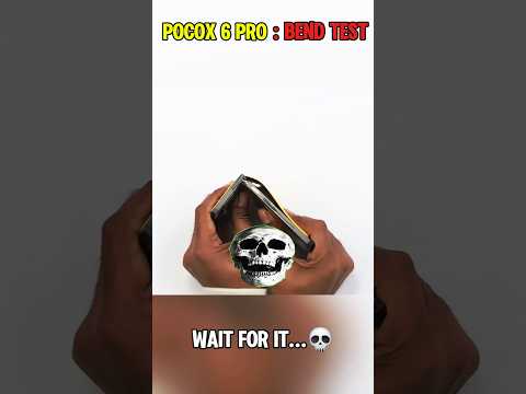 POCO X6 Pro Bend Test – Will It Snap or Survive? 😱🔥#shorts #viralvideo