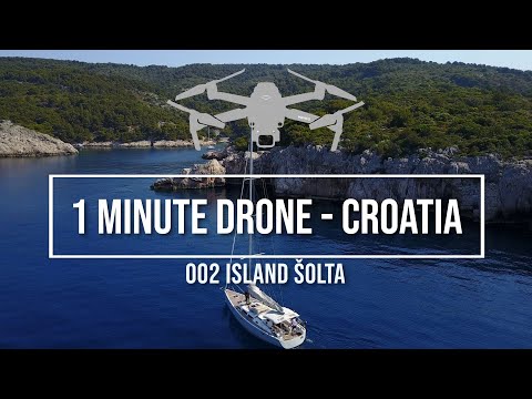 1 Minute Drone Croatia 002, Island Šolta