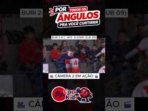 Confira os gols da categoria sub 9, do jogo entre Buri VS Campina do Monte Alegre, da Copa Fly Kids