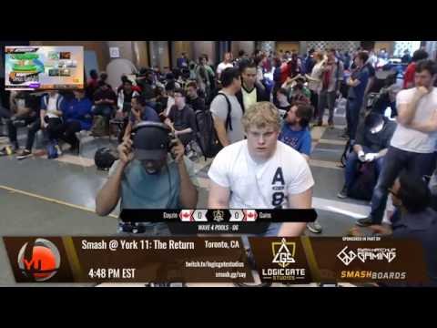 Smash at York 11 - Gains (Luigi) vs Dayzin (Bowser Jr, Mewtwo) - SSB4 Wave 4 Pools