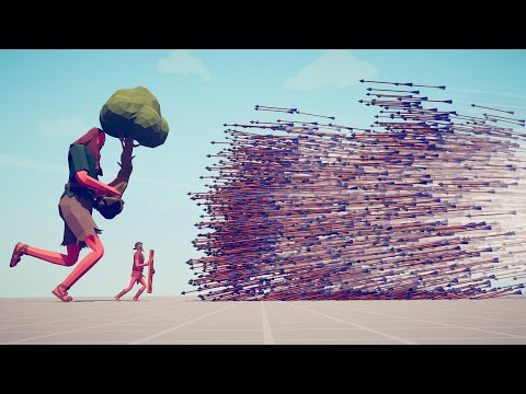 TREE GIANT & SHIELD BEARER vs EVERY GOD - Totally Accurate Battle Simulator