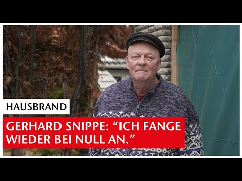 After house fire: Gerhard Snippes' life fits into two suitcases | GN-Online