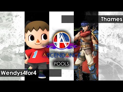 Smash 4: Wendys4for4 (Villager) V Thames (Ike) - Ascendance 69 Tournament SSB4
