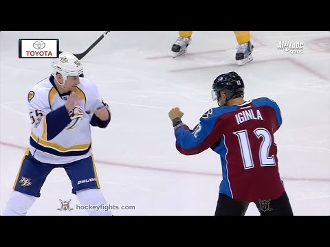 Cody McLeod vs Jarome Iginla