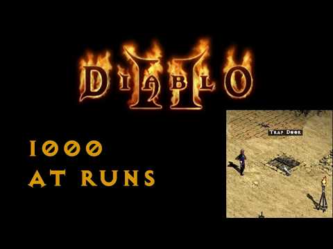 Diablo 2 - 1000 Ancient Tunnels Runs