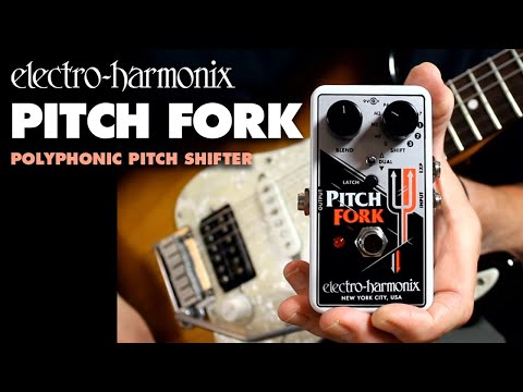 Electro-Harmonix Pitch Fork Polyphonic Pitch Shifter / Harmony Pedal 2022 Black / White / Red image 6