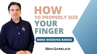 How to Size Your Finger for a Men