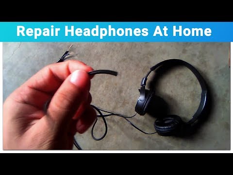 How To Repair Headphone Wires | Tutorial | - YouTube