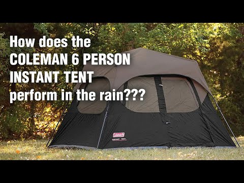 Coleman 6 Person Instant Tent Review with Rainfly