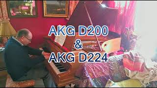 Video thumbnail for Testing AKG D200 AKG D202 AKG D224 microphones by latribe