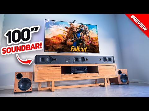 🔊 WORLDS BIGGEST SOUNDBAR!! 🔊 KRIX LX-7 Linear LCR - For Your Home Theater!