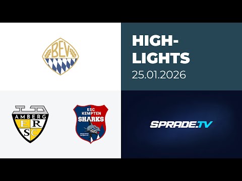 25.01.2026 - Highlights - ERSC Amberg vs. ESC Kempten