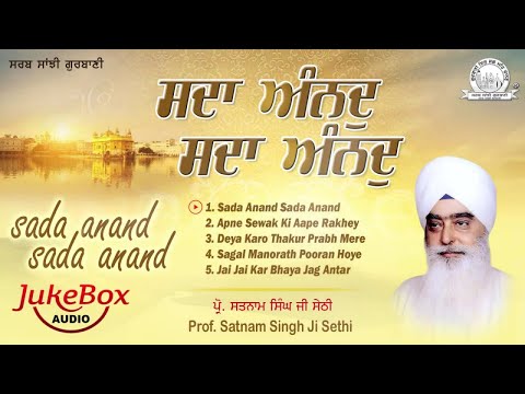 Prof. Satnam Singh Ji Sethi - Sada Anand Sada Anand - Shabad Gurbani Kirtan