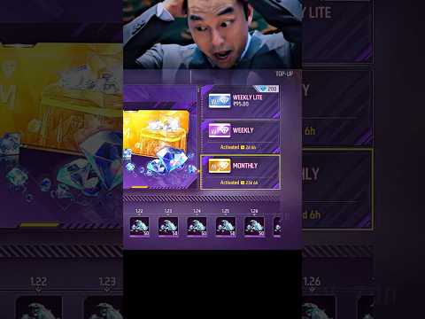 Monthly Membership💥 Top Up Diamonds 🔥Waste Money 💰Garena FreeFire#shorts#freefire