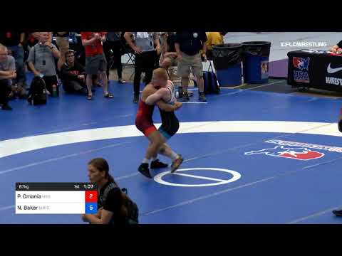 67 Kg Rr Rnd 2 Peyton Omania Michigan State Vs Nolan Baker Northern Illinois RTC