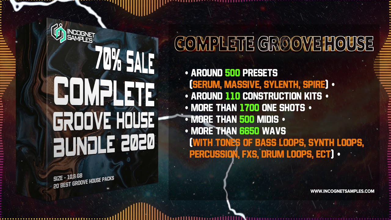 Complete Groove House Bundle 2020 [More than 10 GB of Great Samples, Presets, Midis]
