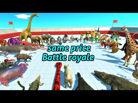 Battle Royale same price ARBS animal revolt battle simulator