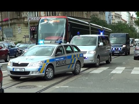 Výjezd URNA/ Zásahová jednotka Policie ČR & Pragomedika s.r.o. ambulance 31 v Praze [CZ | 11.8.2016]