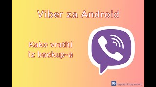 Viber za Android - kako vratiti iz backup-a