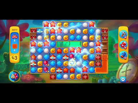Fishdom Super Hard Level 9877 - No Booster