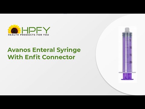 Avanos Enteral Syringe With Enfit Connector | HPFY