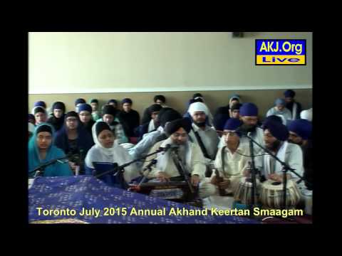 096 Toronto July 2015 Smaagam - Saturday Morning - Bh. Parminder Singh Jee Moga