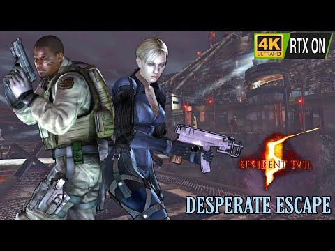 Resident Evil 5 Full Game – Desperate Escape Gameplay Walkthrough [4K 60FPS] No Commentary