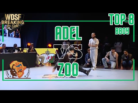 BBOY ADEL VS BBOY ZOO | TOP 8 | 1 VS 1 | WDSF BREAKING CHAMPIONSHIP AFRICA 2023