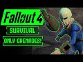 Can I Beat Fallout 4 Survival Difficulty With Only Grenades?! | Fallout 4 Survival Challenge!