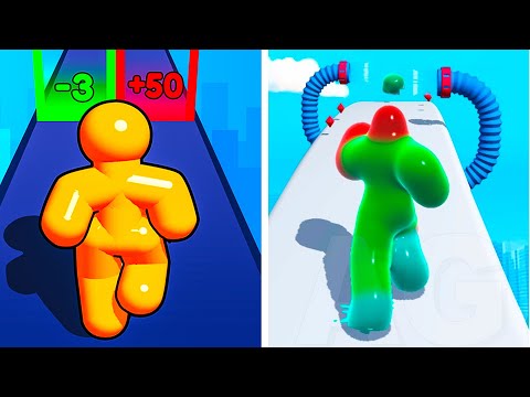 Tall Man Run vs Blob Runner 3D |⭐✅❤️✅⭐| All Level Gameplay Android iOS HJ4733