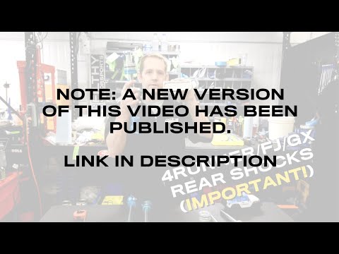 4Runner / FJ Cruiser / Lexus GX Rear Shock Lengths