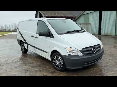 Video: Mercedes-Bens, Vito, 113 CDI Kassevogn Lang 1