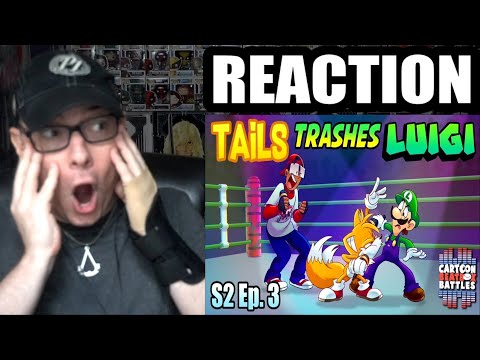 Tails Trashes Luigi - Cartoon Beatbox Battles DT REACTION