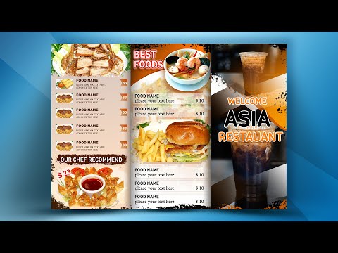 Photoshop Tutorials | How To Create Professional Restaurant Menu Design | PROEML GRAPHIC