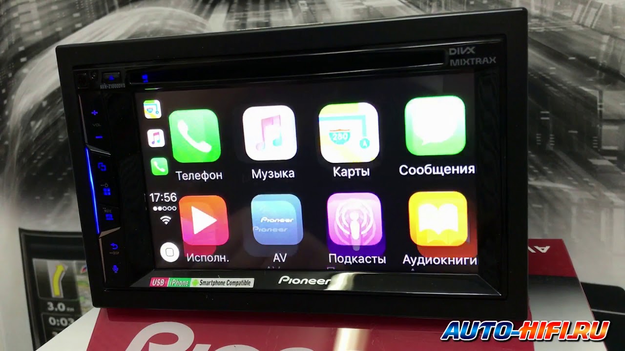 Автомагнитола PIONEER AVH-Z1000 DVD 2din