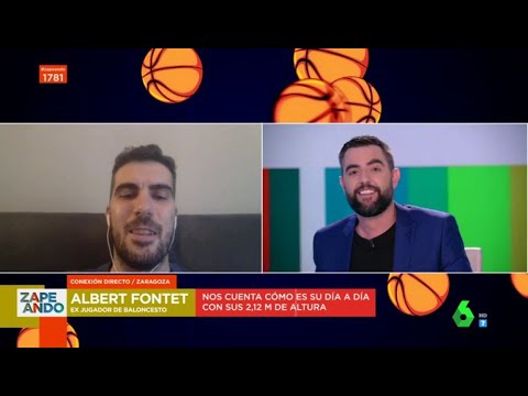 La embarazosa experiencia de Albert Fontet en una montaña rusa por medir 2,12 metros