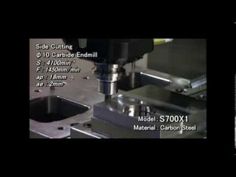 S700X1 high torgue Machining example (steel)