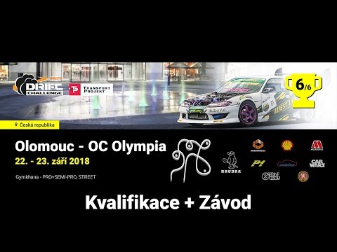 RD6 Transport Projekt Drift Challenge - Gymkhana - Olomouc 22. - 23. 9. 2018 NEDĚLE