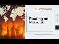 Routing On Mikrotik English