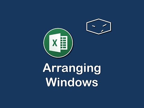 ms office excel arranging windows