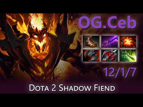 "Ceb" 12/1/7 | Dota 2 Shadow Fiend highlights