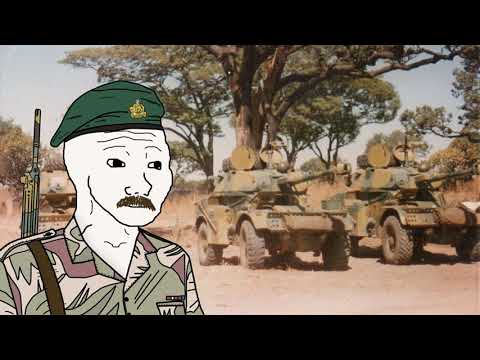 Rhodesians Never Die but your patrol car hits a land mine in the bush