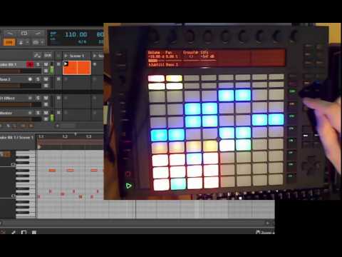 Push4Bitwig - Part 2 - Groove Menu and Drum Programming