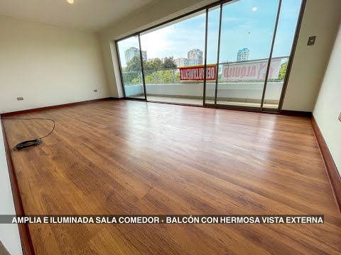 ALQUILER DE AMPLIO Y MODERNO DEPARTAMENTO 120 M2, C/ HERMOSA VISTA AL PARQUE CASTILLA, LINCE