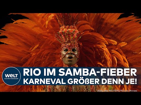 BRASILIEN: Sambodrom! Karneval von Rio de Janeiro startet! Mega-Party begeistert die Menschen!
