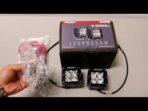 Rigid Industries D Series Pro Surface Mount LED Lights "What's Inside The Box ?" #HardRacing #Rigid