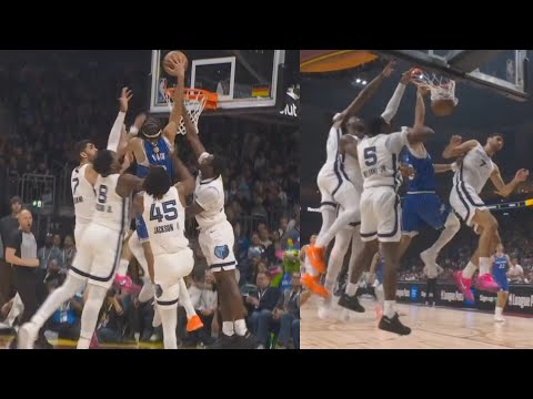 Anthony Black INSANE DUNK ON 4 Grizzlies players 😱😱