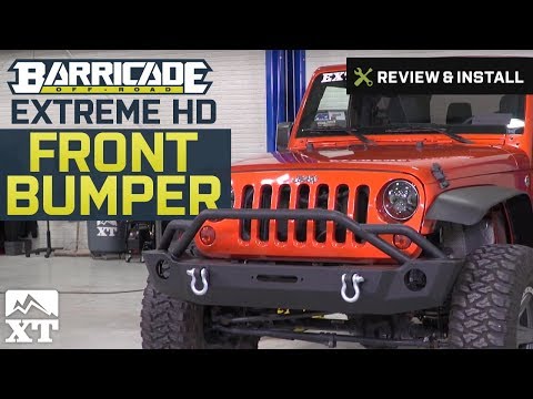 Jeep Wrangler (2007-2017 JK) Barricade Extreme HD Front Bumper Review & Install